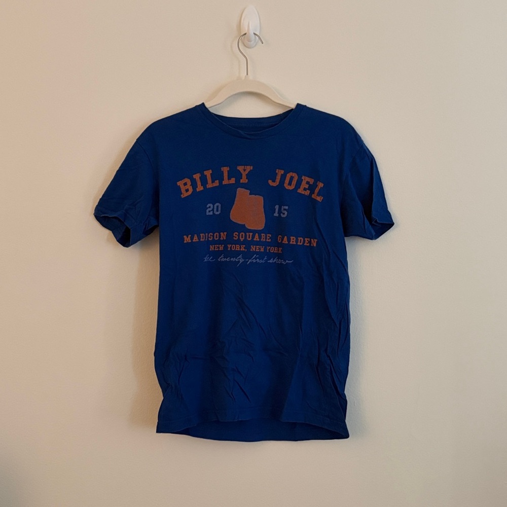 Blue Billy Joel Graphic T-Shirt